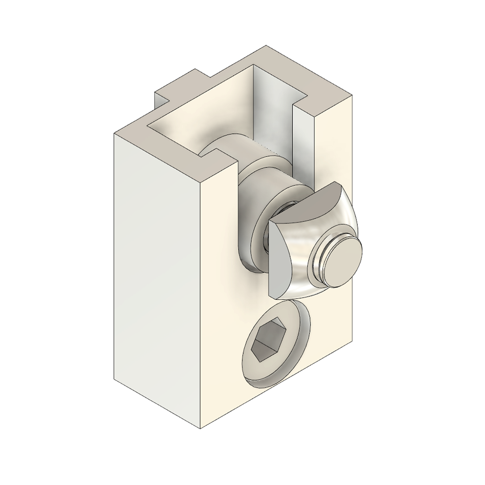 41-410-1 MODULAR SOLUTIONS PROFILE FASTNER<br>GUARD CONNECTIONS FOR REMOVABLE PANELS